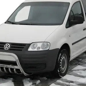 Кенгурятник WT003 (нерж) для Volkswagen Caddy 2004–2010