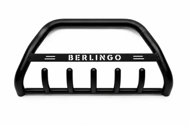 Кенгурятник WT004 Black (нерж) для Citroen Berlingo 1996–2008