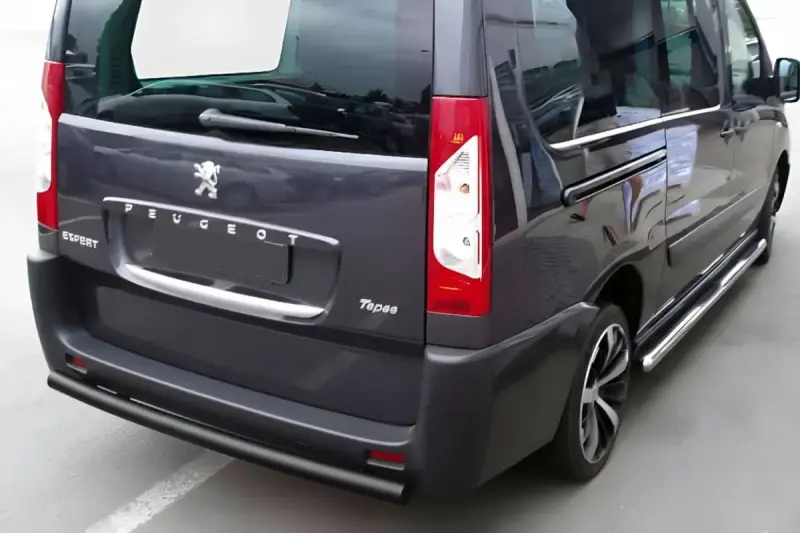 Задня дуга Black (нерж.) для Fiat Scudo 2007–2015