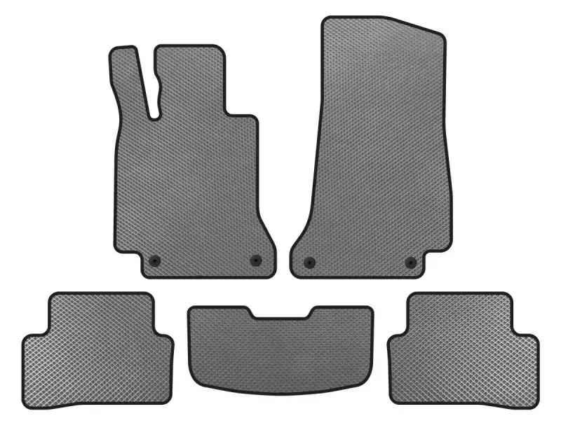 Килимки EVA (SD, Сірий) для Mercedes-Benz C-class W205 2014–2021