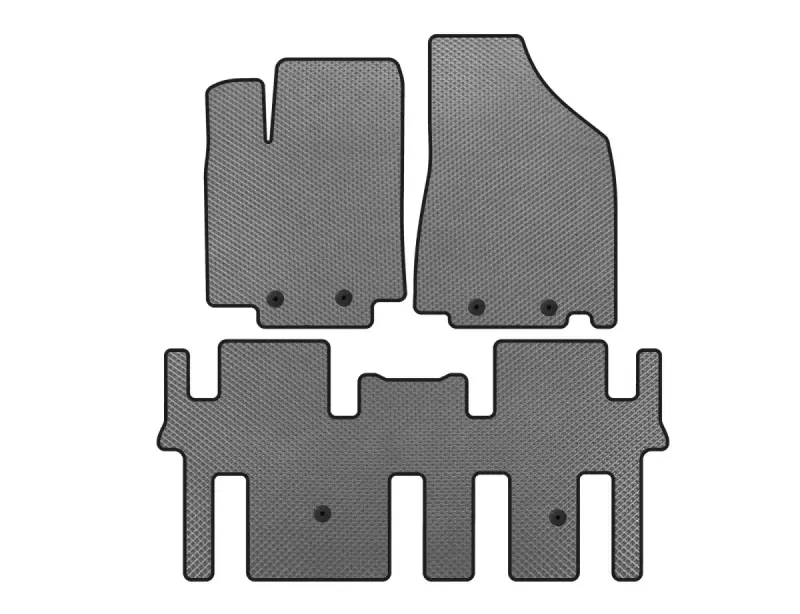 Килимки EVA (2 ряди, Сірий) для Nissan Pathfinder R52 2012–2021