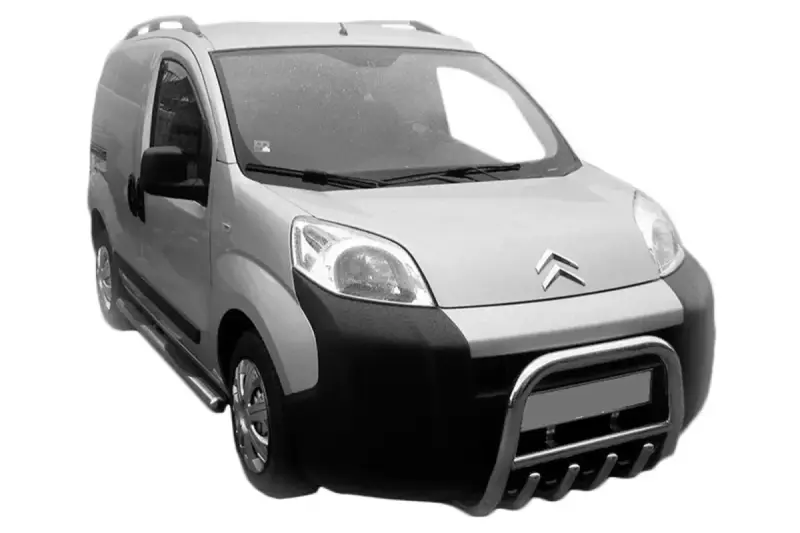 Кенгурятник QT006 (нерж.) для Fiat Fiorino/Qubo 2008–2024