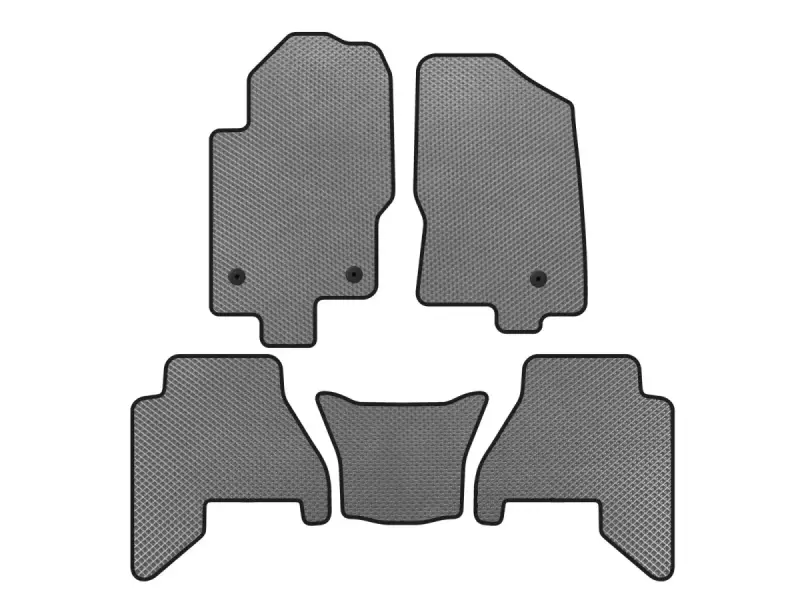 Килимки EVA V2 (2 ряди, Сірий, 2010-2014) для Nissan Pathfinder R51 2005–2014