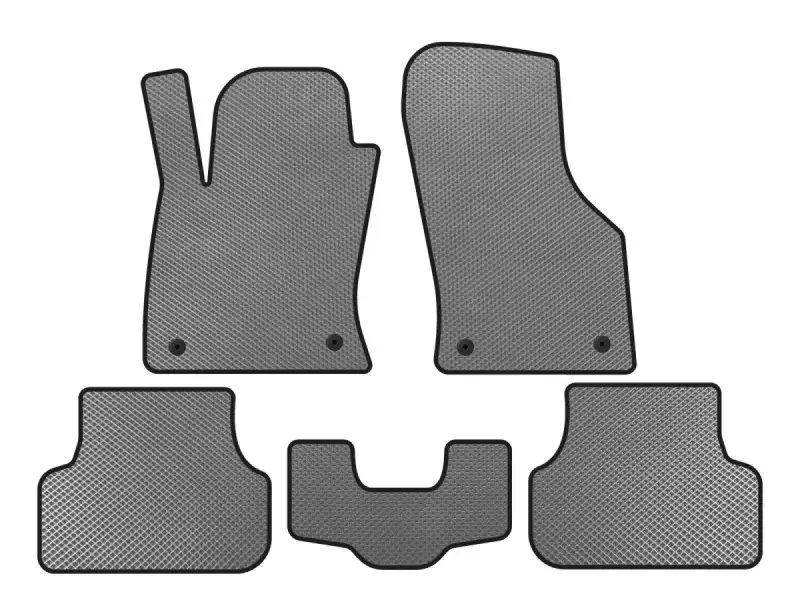 Килимки EVA (2013-2016, SW, Сірий) для Seat Leon 2013–2020