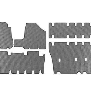 Килимки EVA (3 ряди, Сірий) для Toyota Sienna 2003–2009