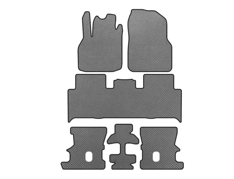 Килимки EVA (3 ряди, Сірий) для Renault Scenic/Grand 2003–2009