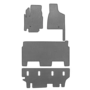 Килимки EVA (2008-2020, 3 ряди, 8-ми місний/Комплектація SXT, Сірий) для Dodge Grand Caravan V 2008–2020