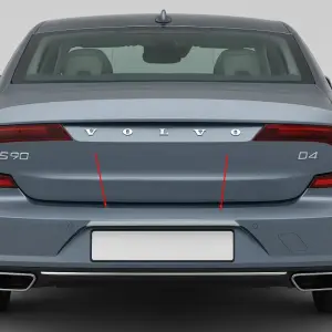 Хром планка над номером (для S90, нерж) для Volvo S90/V90 2016–