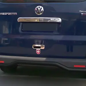 Задня дуга хвиля Black (нерж) для Volkswagen T5 Multivan 2003–2010