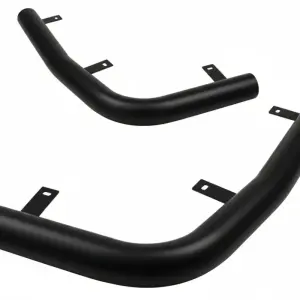 Задні кути AK003 Black (2 шт., нерж.) для Nissan X-trail T30 2002–2007