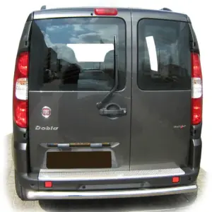 Задній захист AK002 (нерж) для Fiat Doblo I 2001–2005