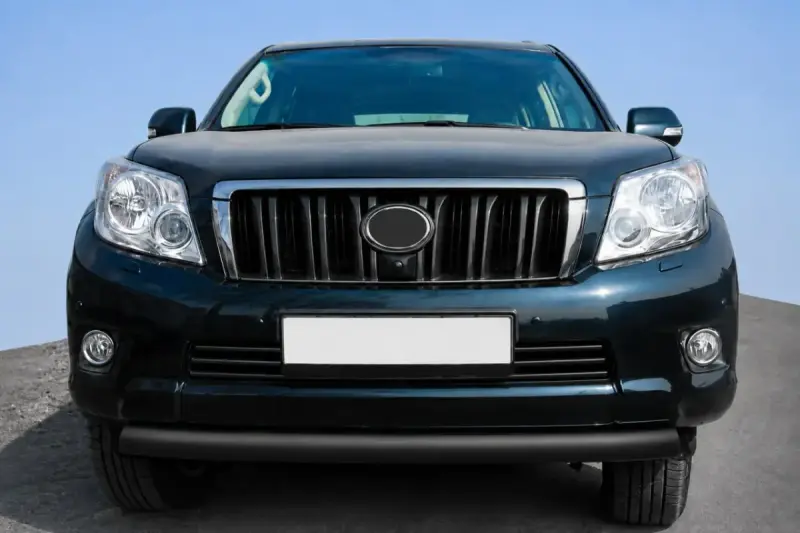 Передня дуга ST008 Black (нерж.) для Toyota Land Cruiser Prado 150 2009–2023