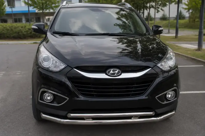 Передня дуга ST014-2 (нерж.) для Hyundai IX-35 2010–2015