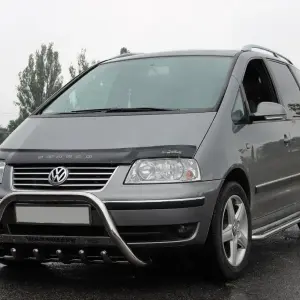Кенгурятник WT004 (нерж) для Volkswagen Sharan 1995–2010