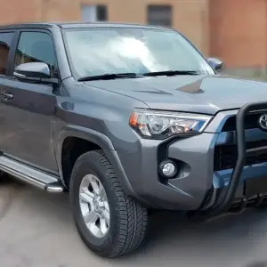 Кенгурятник F1-50 Black (2014-2024, нерж) для Toyota 4Runner 2009–2024