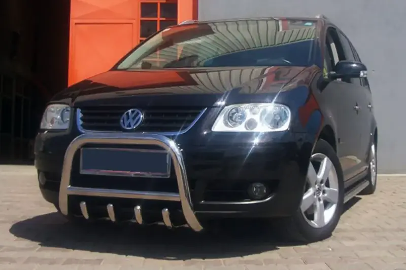 Кенгурятник QT006 (нерж) для Volkswagen Touran 2003–2010