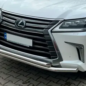 Передній захист ST014 (2015+, нерж) для Lexus LX570/450d 2008–2022