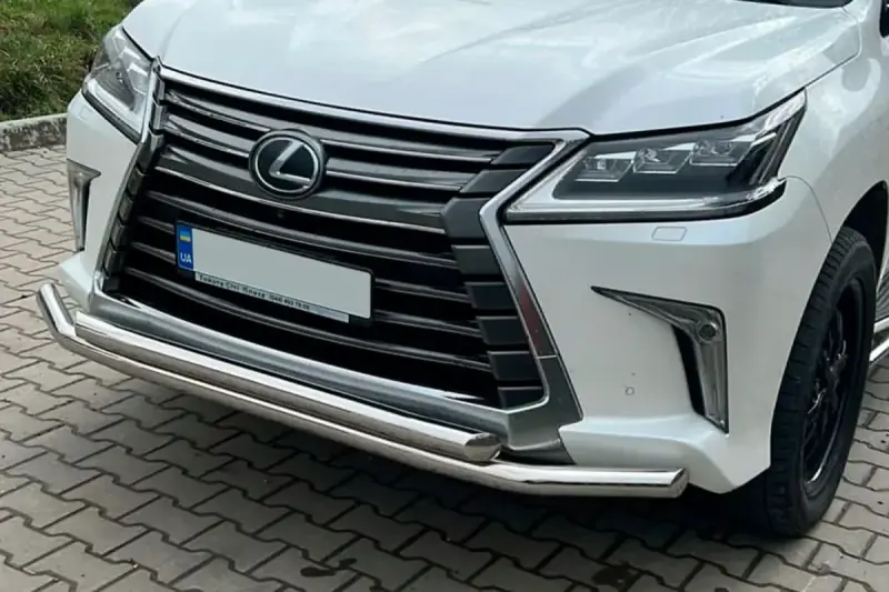 Передній захист ST014 (2015+, нерж) для Lexus LX570/450d 2008–2022