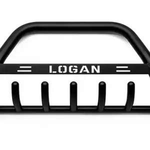 Кенгурятник WT004 Black (нерж) для Dacia Logan MCV 2013–2020