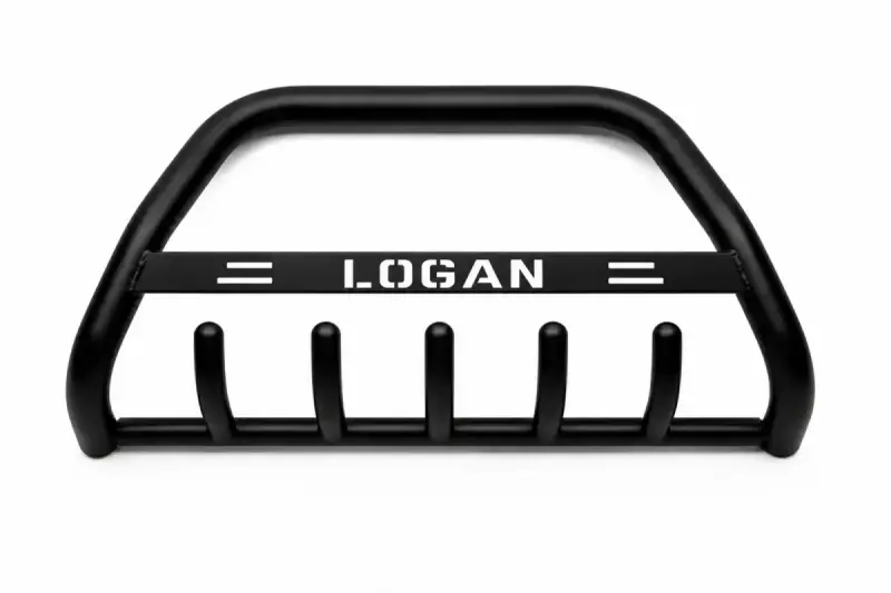 Кенгурятник WT004 Black (нерж) для Dacia Logan MCV 2013–2020