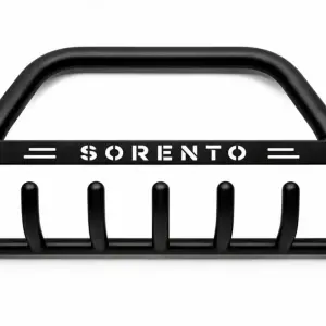 Кенгурятник WT004 Black (нерж) для KIA Sorento III UM 2014–2020