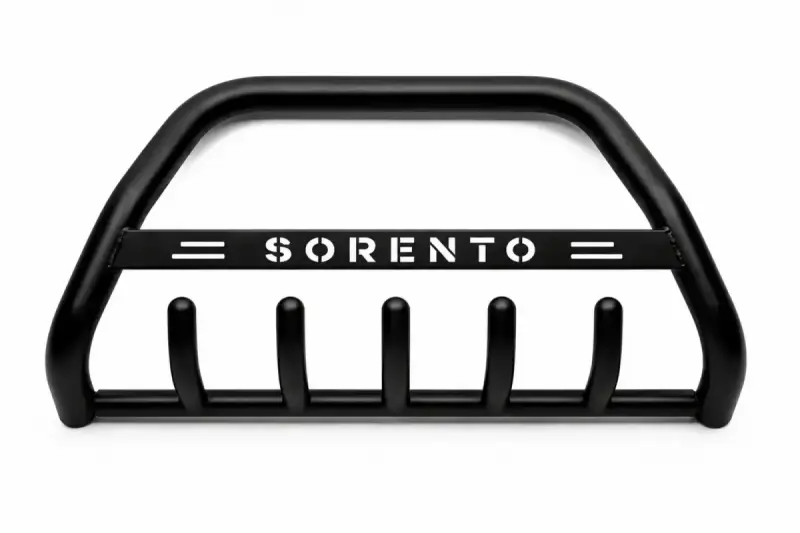 Кенгурятник WT004 Black (нерж) для KIA Sorento III UM 2014–2020