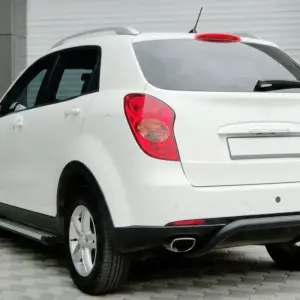 Задня дуга AK006 Black (нерж) для SsangYong Korando 2010–2019