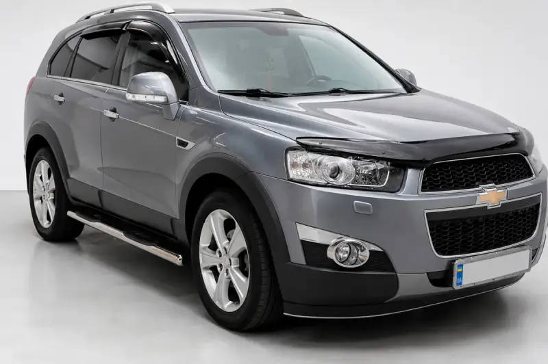 Бічні труби (2 шт., нерж) для Chevrolet Captiva 2006–2019