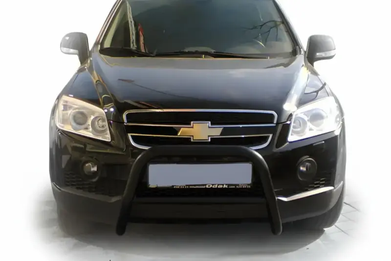 Передня дуга WT005 Black (нерж.) для Chevrolet Captiva 2006–2019