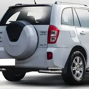 Задні подвійні куточки AK003-double (2 шт., нерж) для Chery Tiggo 3 2005–