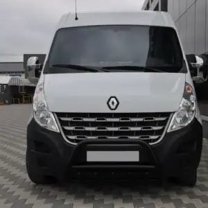 Кенгурятник WT003 Black (нерж.) для Renault Master 2011–2023