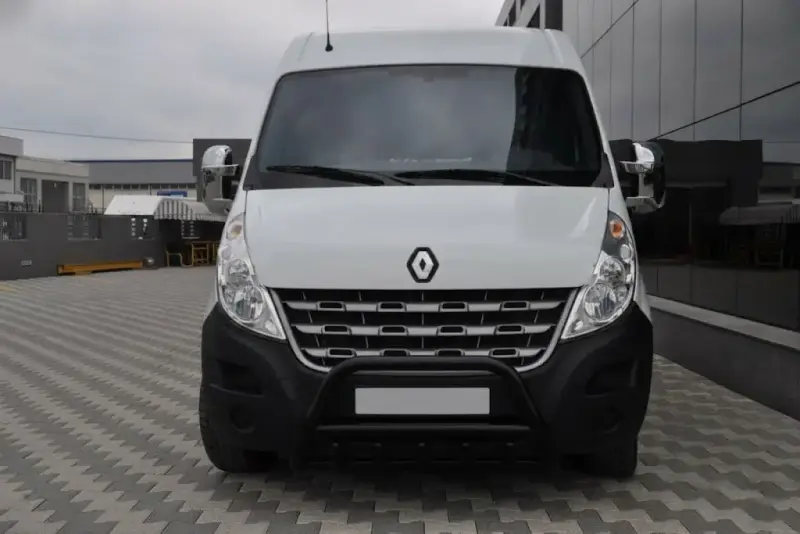Кенгурятник WT003 Black (нерж.) для Opel Movano 2010–2021