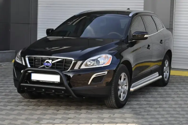 Кенгурятник WT003 Black (нерж) для Volvo XC60 2009–2017