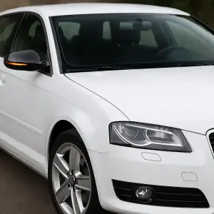 Накладки на дзеркала 2008-2012 (2 шт., карбон) для Audi A3 2003–2012