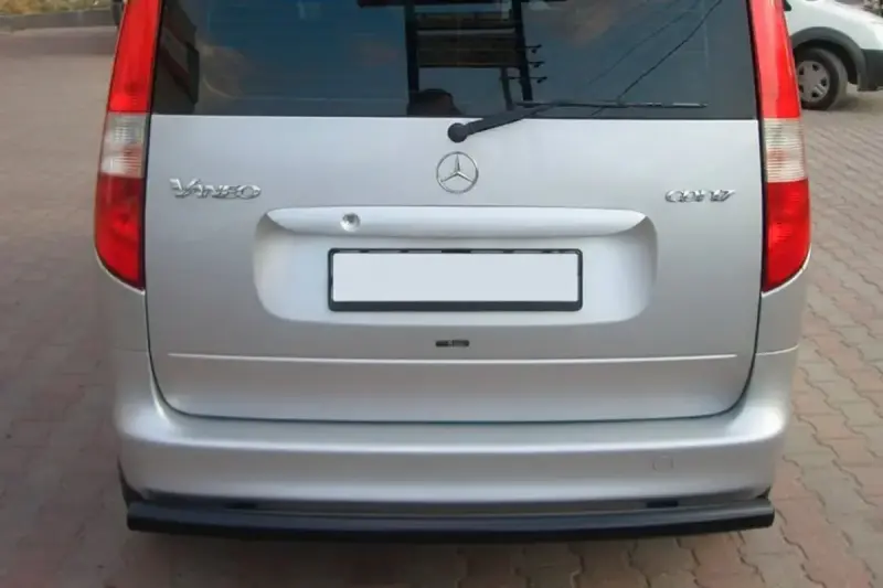 Кенгурятник задній Black (нерж.) для Mercedes-Benz Vaneo W414 2001–2005