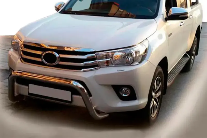 Передній захист WT009 (нерж) для Toyota Hilux 2015–