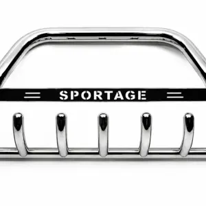 Кенгурятник WT004 (нерж) для KIA Sportage 2004–2010