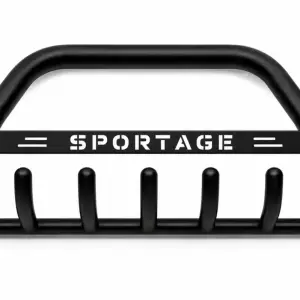 Кенгурятник WT004 Black (нерж) для KIA Sportage 2004–2010