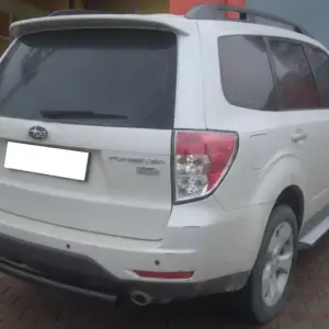 Задня дуга AK002 Black (нерж) для Subaru Forester 2008–2013