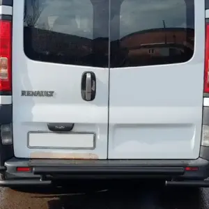 Задній захист AK-Special Black (нерж) для Opel Vivaro 2001–2015
