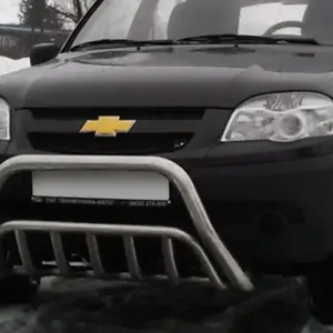 Кенгурятник WT002 (нерж) для Chevrolet Niva 1998–2020