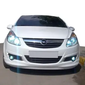 Передня нижня накладка (під фарбування) для Opel Corsa D 2007–2014