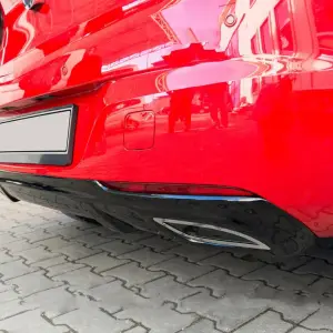 Задня нижня накладка HB (під фарбування) для Opel Astra K 2016–2021