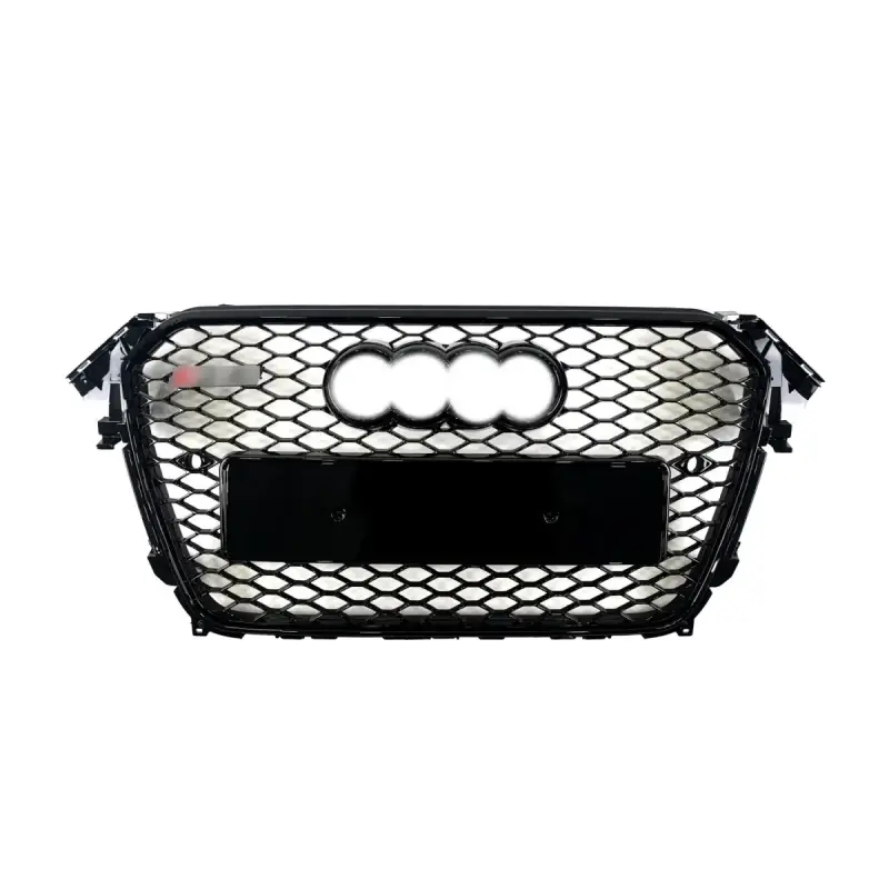 Передня решітка RS-style (2012-2015, чорна) для Audi A4 B8 2007–2015
