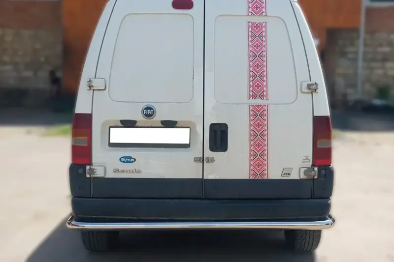 Задній захист AK005 (нерж) для Fiat Scudo 1996–2007
