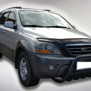 Кенгурятник WT004 Black (нерж) для KIA Sorento I BL 2002–2009