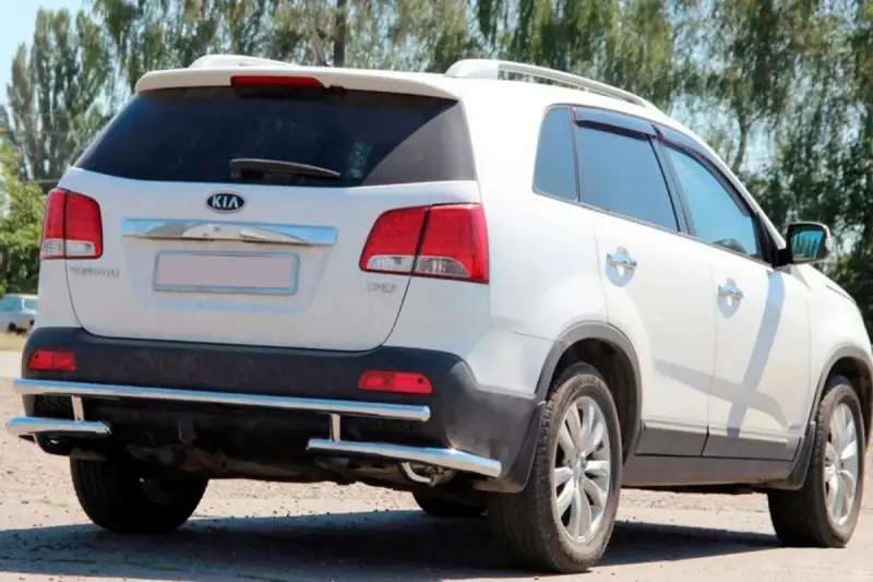 Задня дуга AK003-2 (нерж.) для KIA Sorento II XM 2009–2014