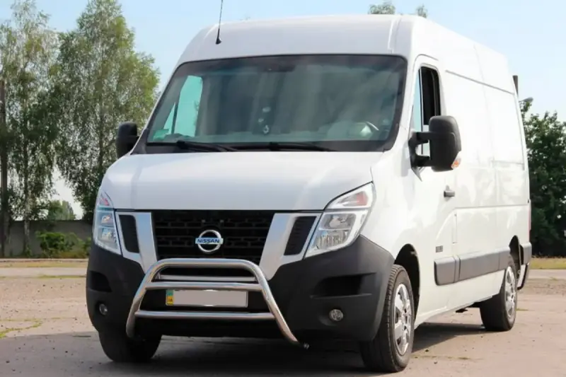 Кенгурятник WT018 (нерж.) для Nissan NV400 2010–2024