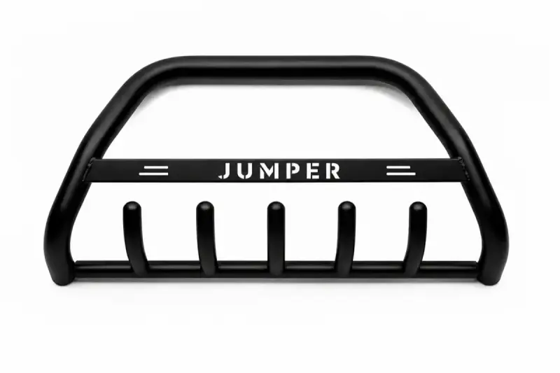 Кенгурятник WT004 Black (нерж) для Citroen Jumper 1995–2006