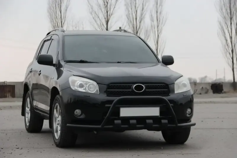 Кенгурятник WT-ST15 Black (нерж) для Toyota Rav 4 2006–2013